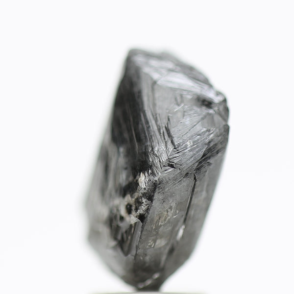 4.07 Carat Natural Black Rough Diamond Raw Octahedron Uncut