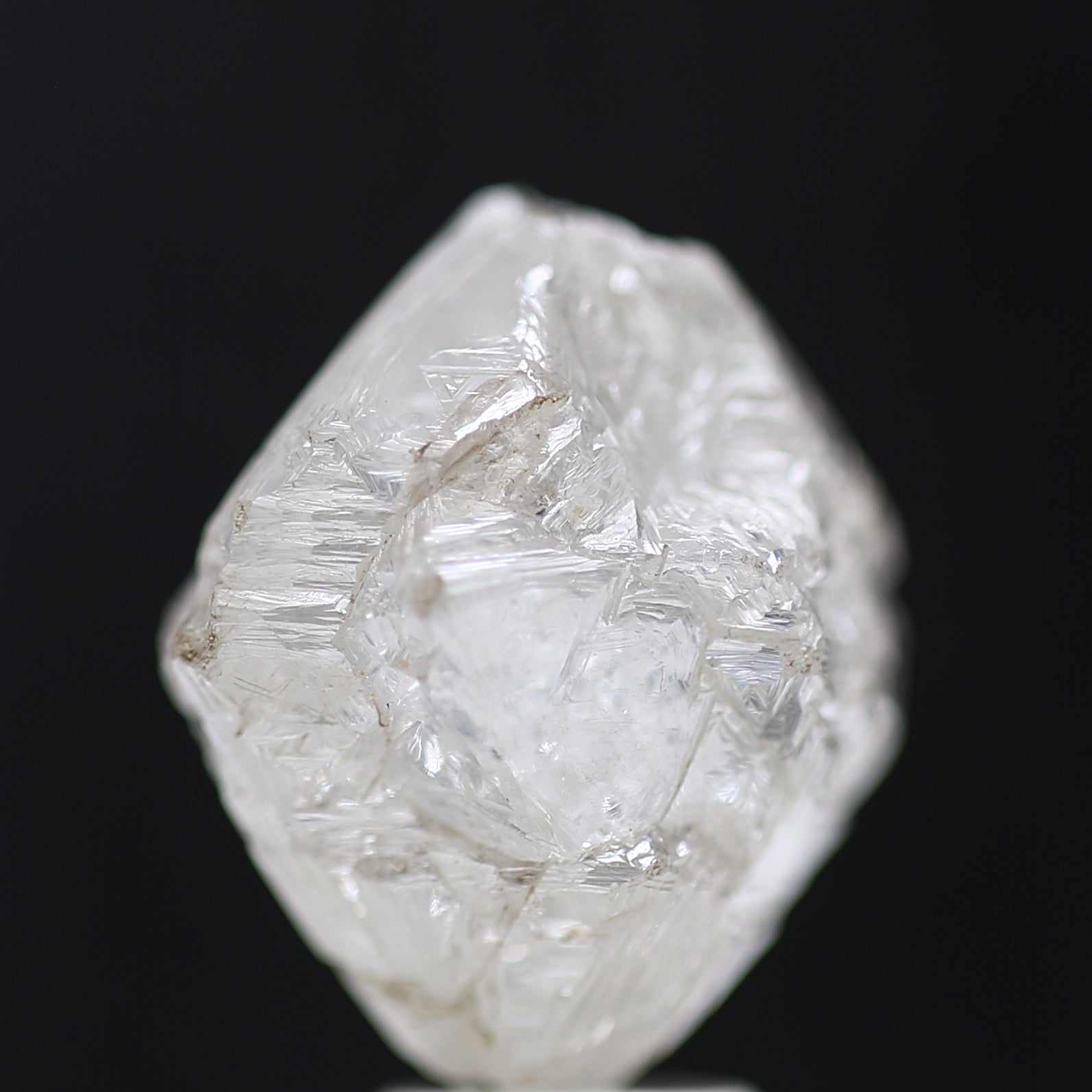 11 Carat Natural White Rough Diamond Octahedron Shape 11 MM