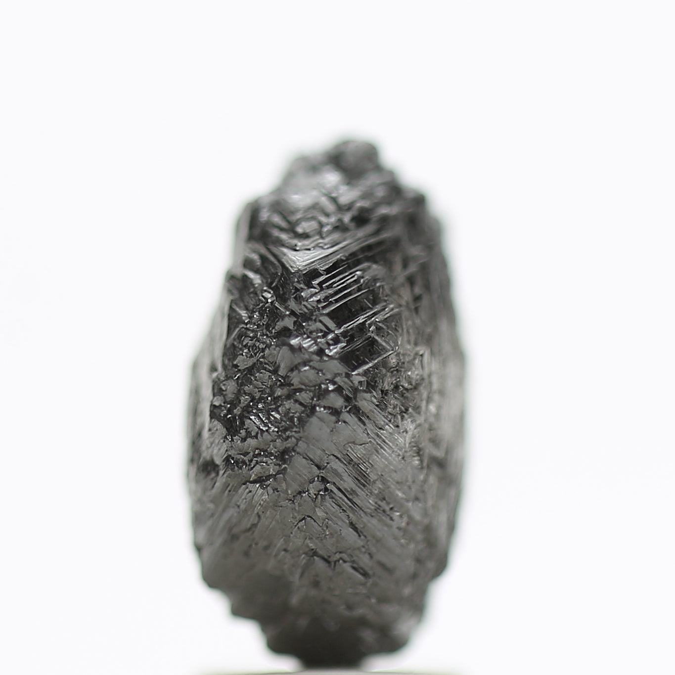 4.64 Carat Black Gray Natural Raw Uncut Rough Diamond