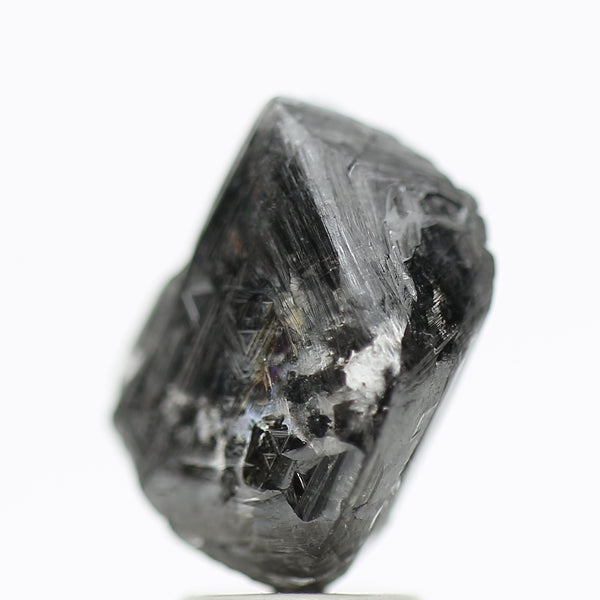 4.07 Carat Natural Black Rough Diamond Raw Octahedron Uncut