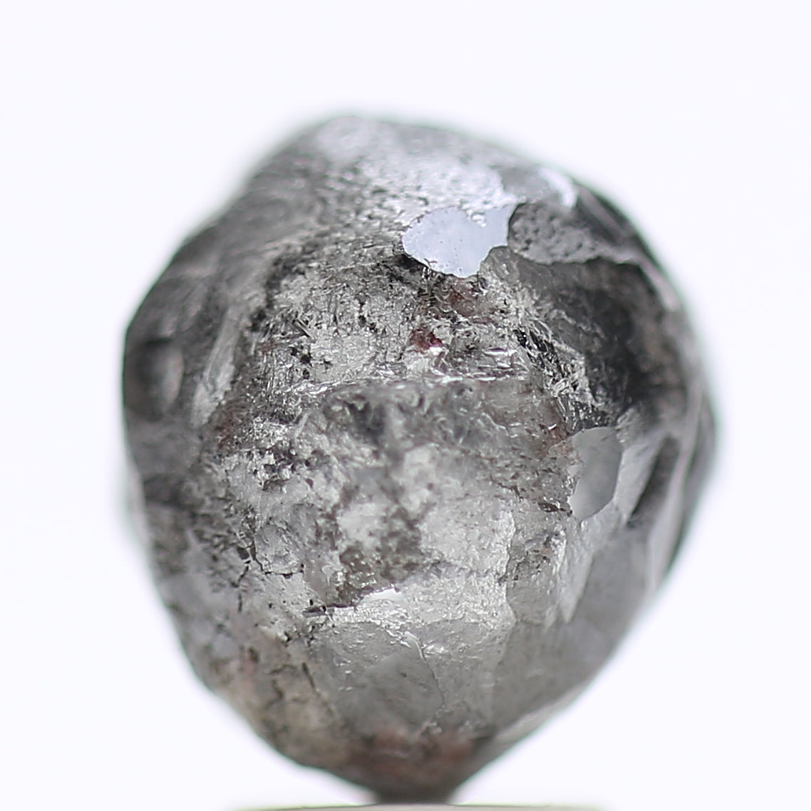 6.32 Carat Natural Fancy Gray Rough Diamond For Custom Raw Ring Design