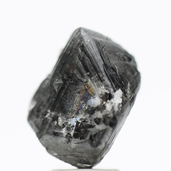 4.07 Carat Natural Black Rough Diamond Raw Octahedron Uncut