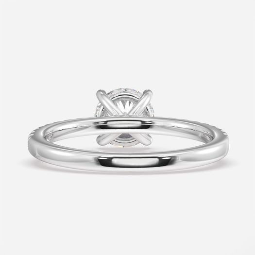 18K White Gold 3 Carat Lab Grown Diamond Ring Alexis