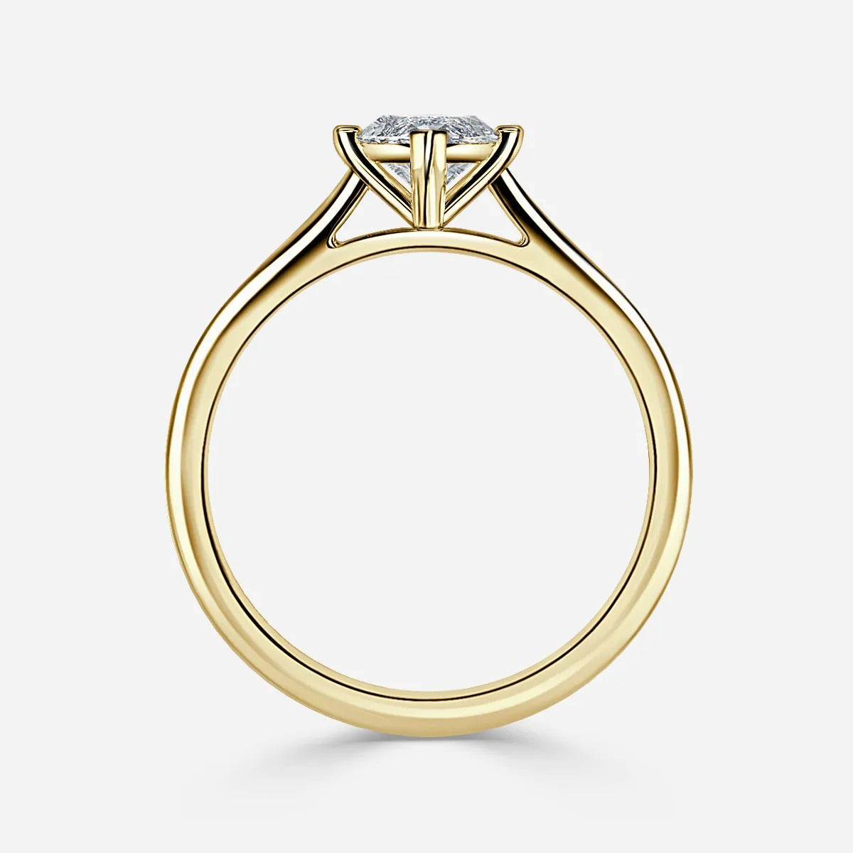 18K Rose Gold 1 Carat Marquise Engagement Ring Morgan