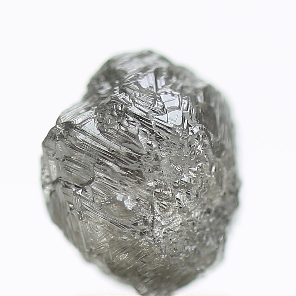 3.58 Carat Gray Natural Raw Uncut Rough Diamond