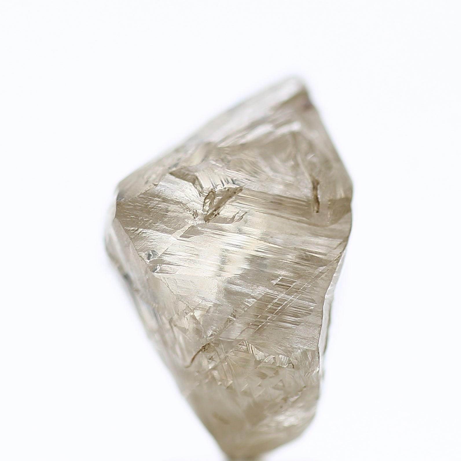 10.72 Carat Natural Fancy Champagne Rough Diamond