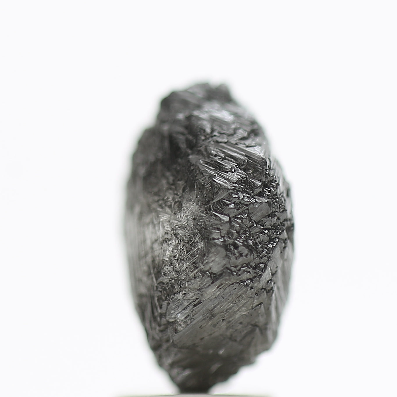 4.64 Carat Black Gray Natural Raw Uncut Rough Diamond