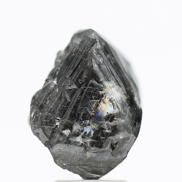 4.07 Carat Natural Black Rough Diamond Raw Octahedron Uncut