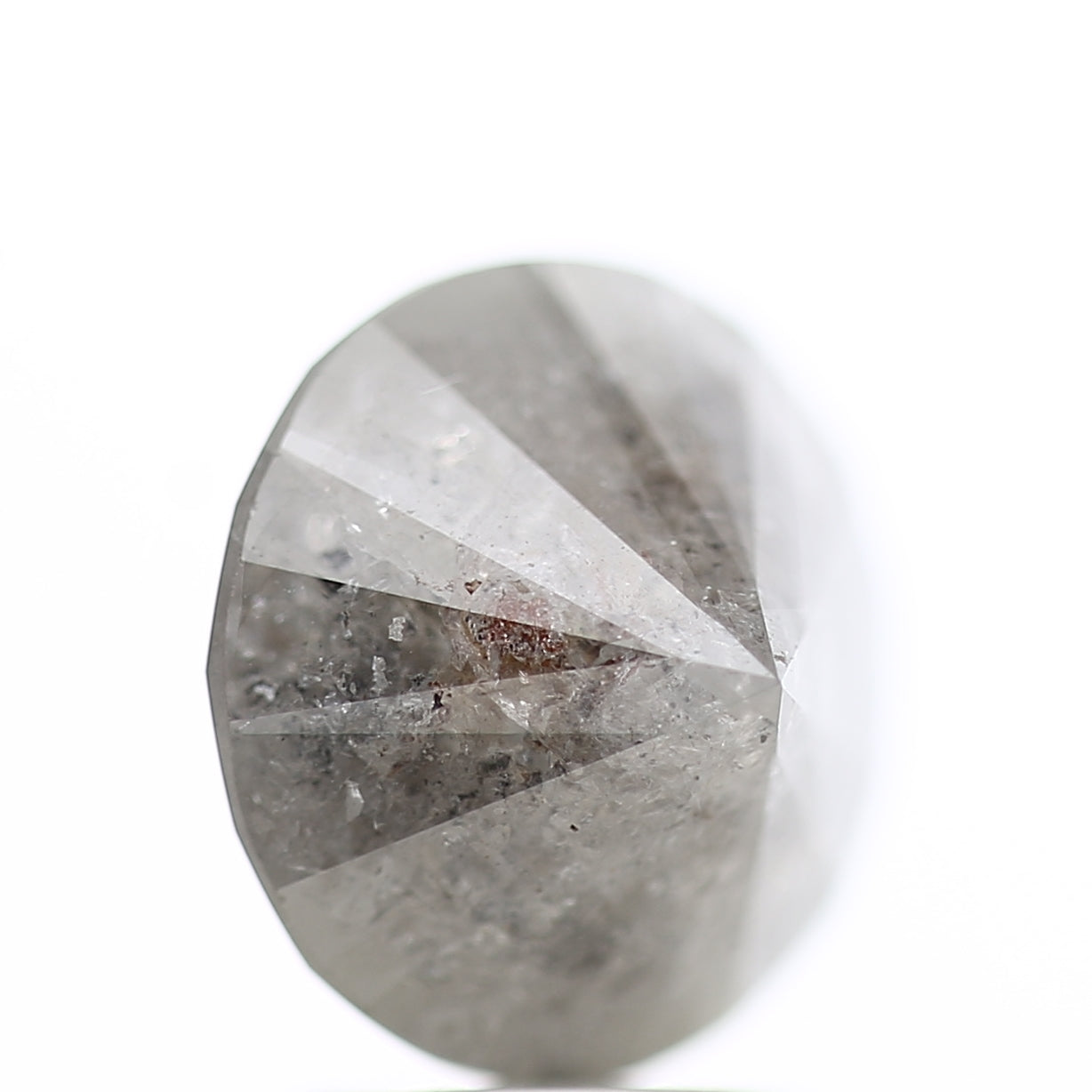 3 Carat Round Salt & Pepper Diamond Natural Gray Loose Diamond 8.94 MM
