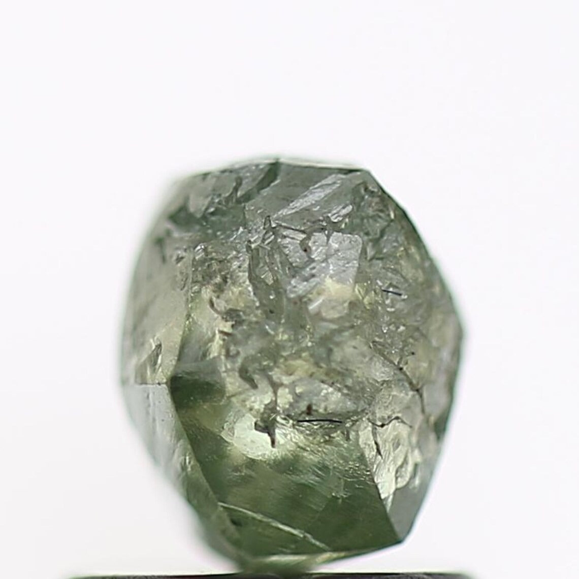 1 Carat Green Rough Diamond Natural 5.8 MM