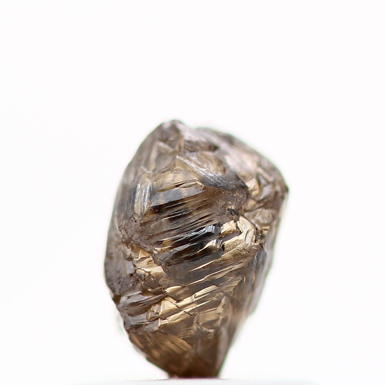 0.92 Carat Natural Cognac Brown Crystal Uncut Rough Diamond 5.5 MM - Blackdiamond