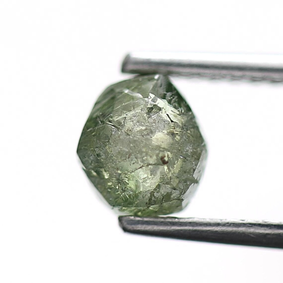 1 Carat Green Rough Diamond Natural 5.8 MM