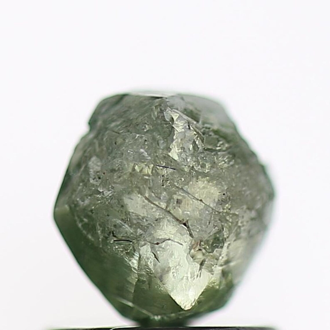 1 Carat Green Rough Diamond Natural 5.8 MM