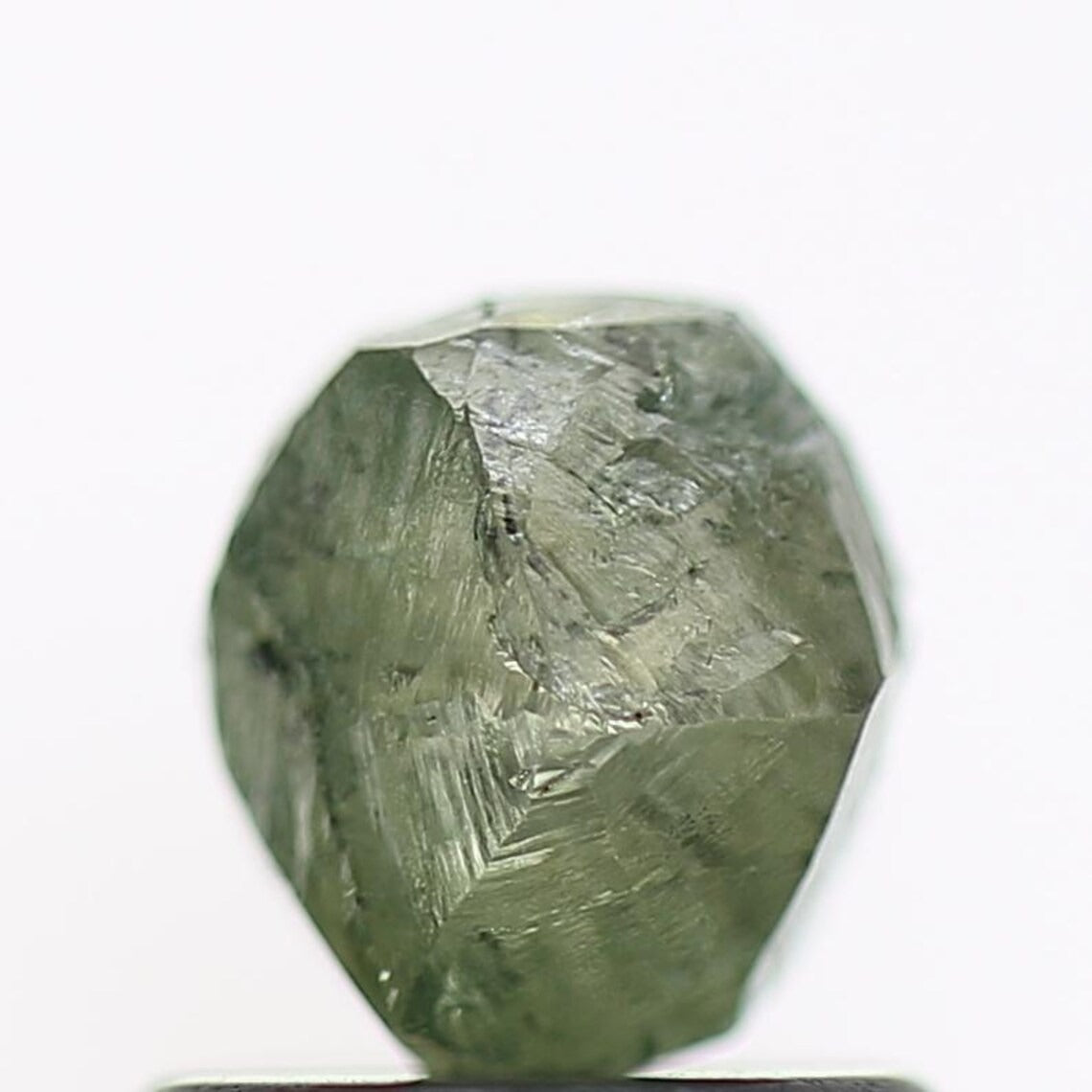 1 Carat Green Rough Diamond Natural 5.8 MM