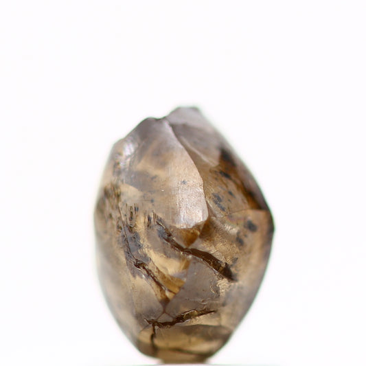 1.77 Carat Natural Fancy Brown Raw Rough Diamond 7.30 MM - Blackdiamond