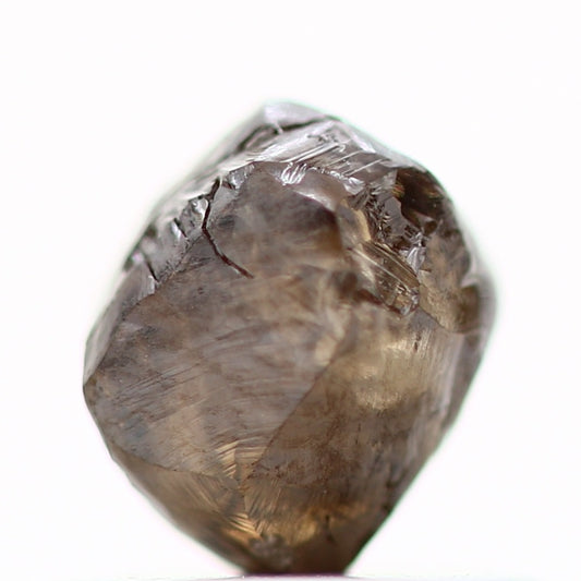 0.92 Carat Fancy Brown Uncut Raw Natural Rough Diamond 5.10 MM - Blackdiamond