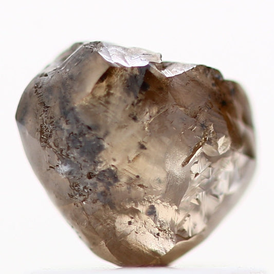 0.98 Carat Fancy Brown Crystal Rough Natural Diamond 5.50 MM - Blackdiamond