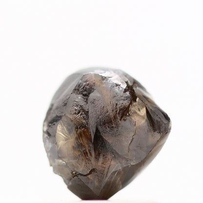 0.91 Carat Natural Chocolate Brown Octahedron Rough Diamond 6.15 MM - Blackdiamond