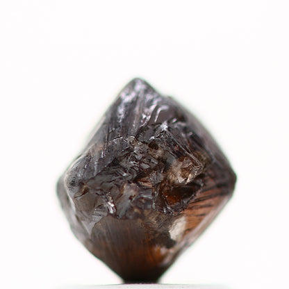 1.64 Carat Fancy Brown Crystal Octahedron Rough Uncut Diamonds 6.60 MM - Blackdiamond