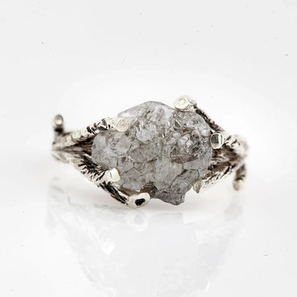 rough diamond ring twig