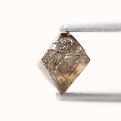 0.73 Carat Brown Octahedron Raw Natural Rough Diamond 5.3 MM - Blackdiamond