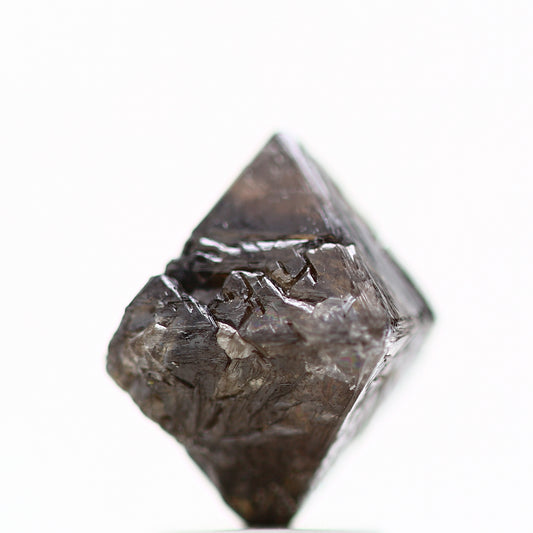 3.35 Carat Chocolate Brown Octahedron Natural Rough Diamond 9.9 MM - Blackdiamond