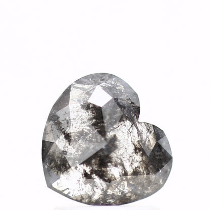 heart salt and pepper diamond natural loose