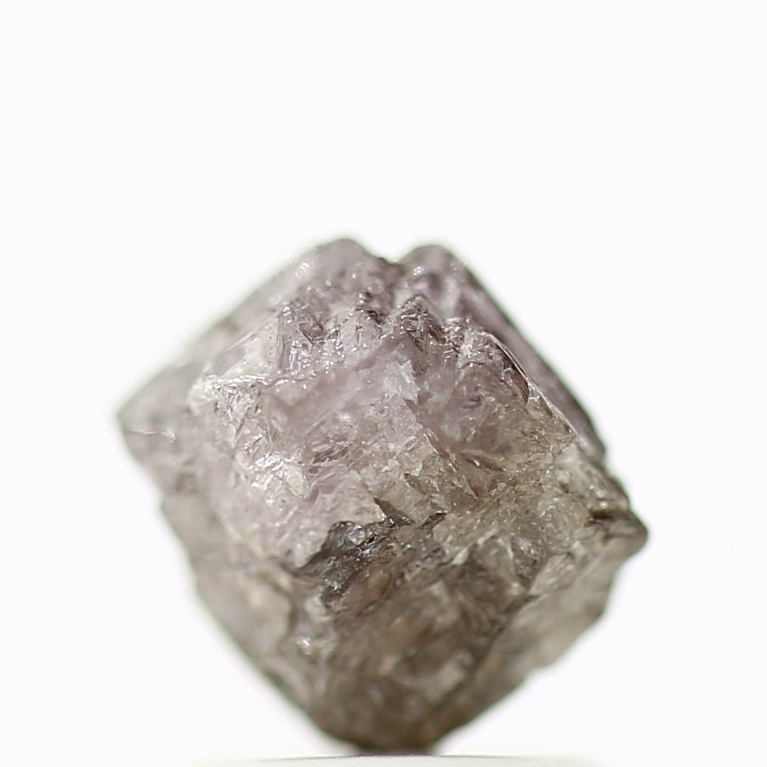 1.86 Carat Raw Diamonds Octahedron Purple Rough Diamonds 6 MM - Blackdiamond