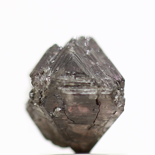 2.19 Carat Fancy Pink Purple Raw Octahedron Rough Diamond 6.75 MM - Blackdiamond