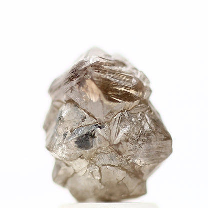 3.48 Carat Natural Fancy Cognac Brown Crystal Rough Diamond 8.92 MM - Blackdiamond