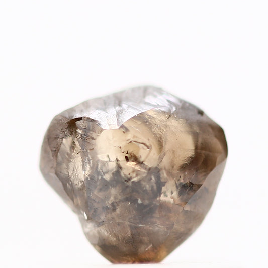 0.48 Carat Natural Cognac Brown Crystal Raw Rough Diamond 5 MM