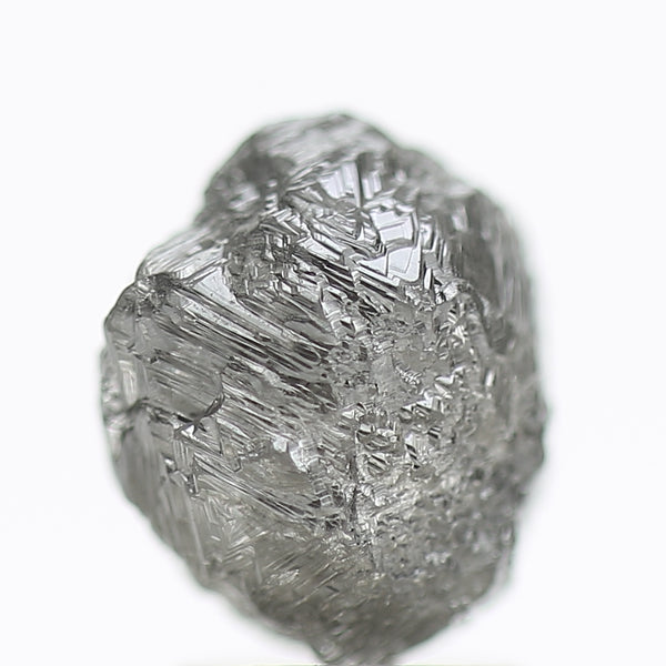 3.58 Carat Gray Natural Raw Uncut Rough Diamond