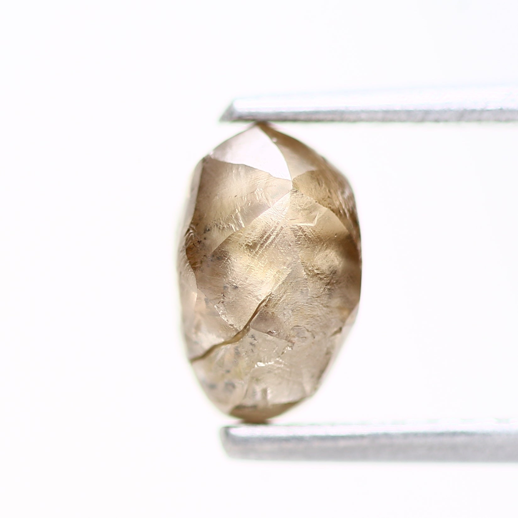 1.19 Carat Natural Fancy Brown Crystal Raw Rough Diamond 7 MM - Blackdiamond