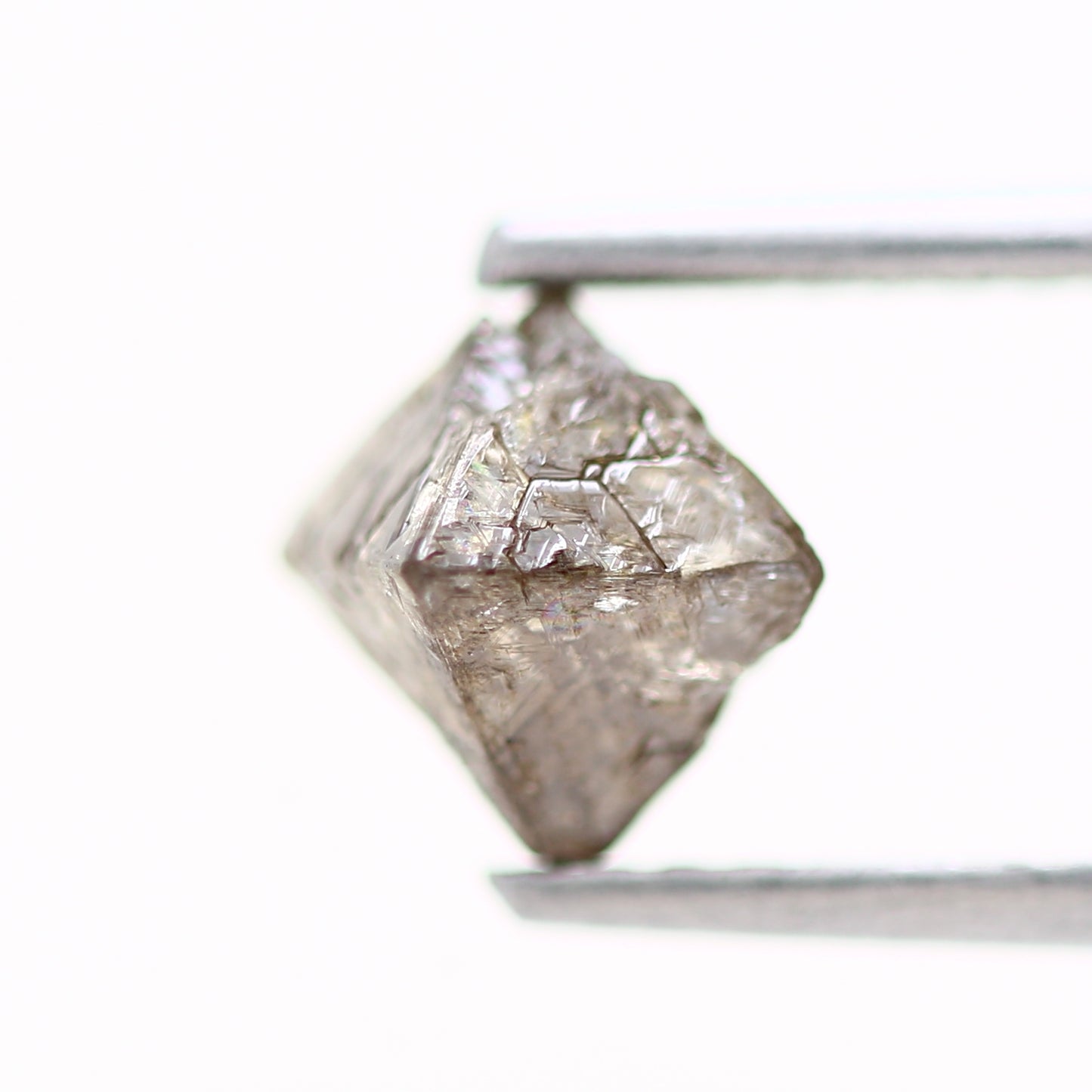 1.06 Carat Brown Octahedron Raw Natural Rough Diamond 6.5 MM - Blackdiamond