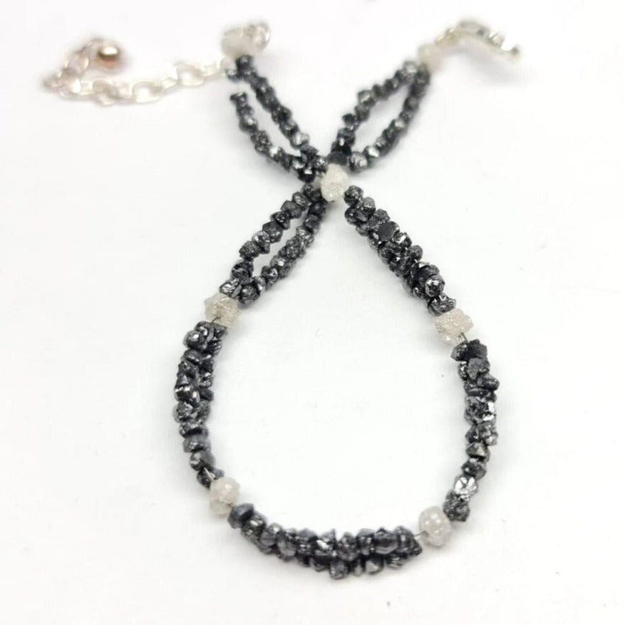 natural-black-rough-diamond-beads-bracelet