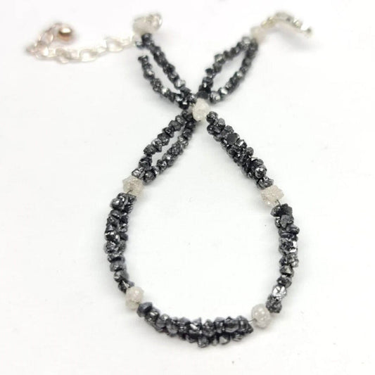 natural-black-rough-diamond-beads-bracelet