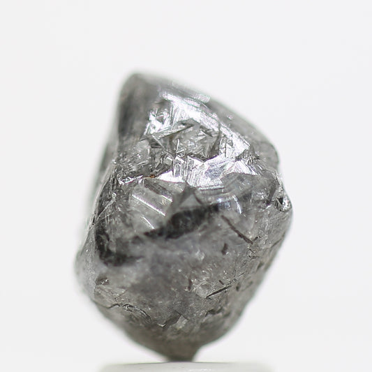 4.34 Carat Unpolished Rough Diamond Octahedron Crystalline Diamonds