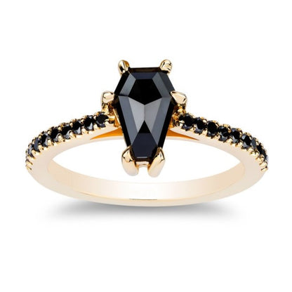 1 Carat The Classic Forever Love Black Diamond Ring - Blackdiamond