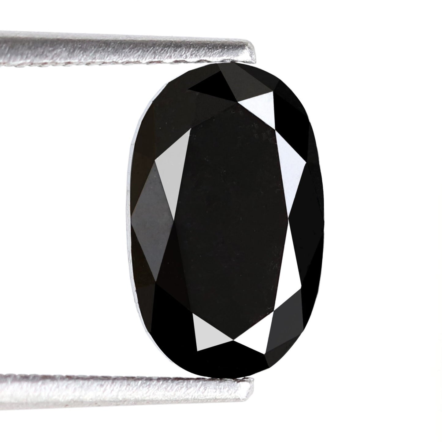 2.22 Carat Black Color Oval Shape Diamond Oval Cut Natural Loose Diamond For Oval Cut Engagement Ring Oval Cut Ring 10 mm Black Diamond - Blackdiamond