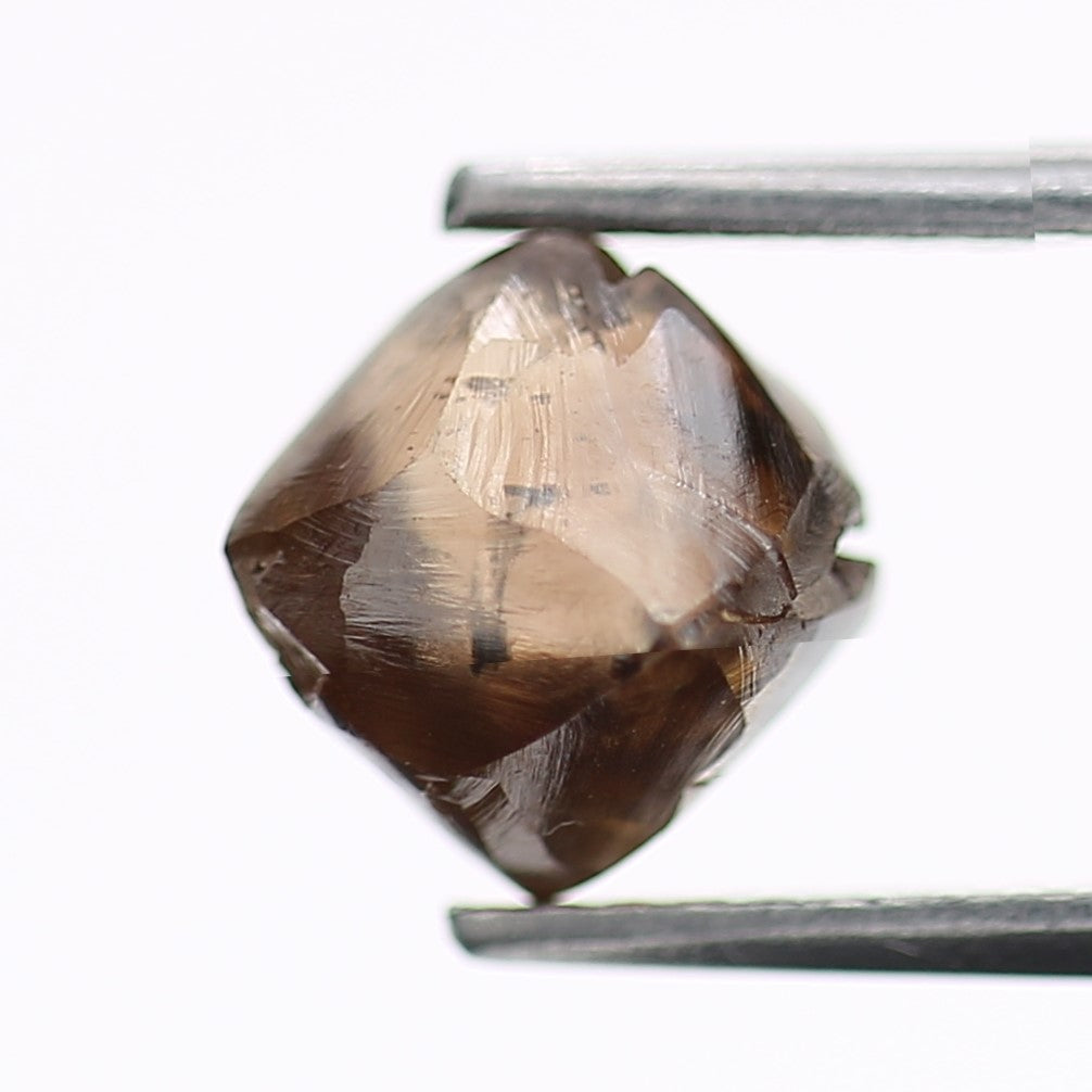 Fancy Cognac Brown Rough Diamond 6.63 MM