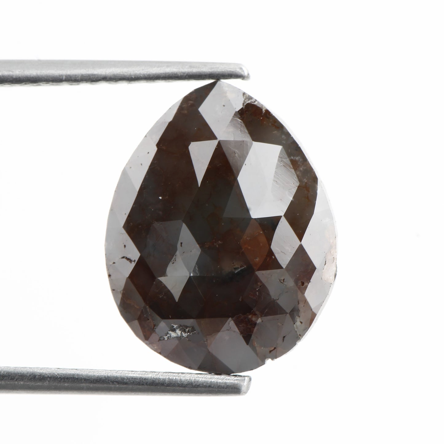 2.59 Carat Natural Red Pear Cut Diamond 12.4 MM