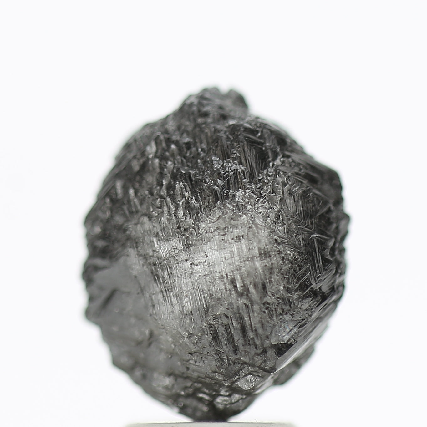 4.64 Carat Black Gray Natural Raw Uncut Rough Diamond