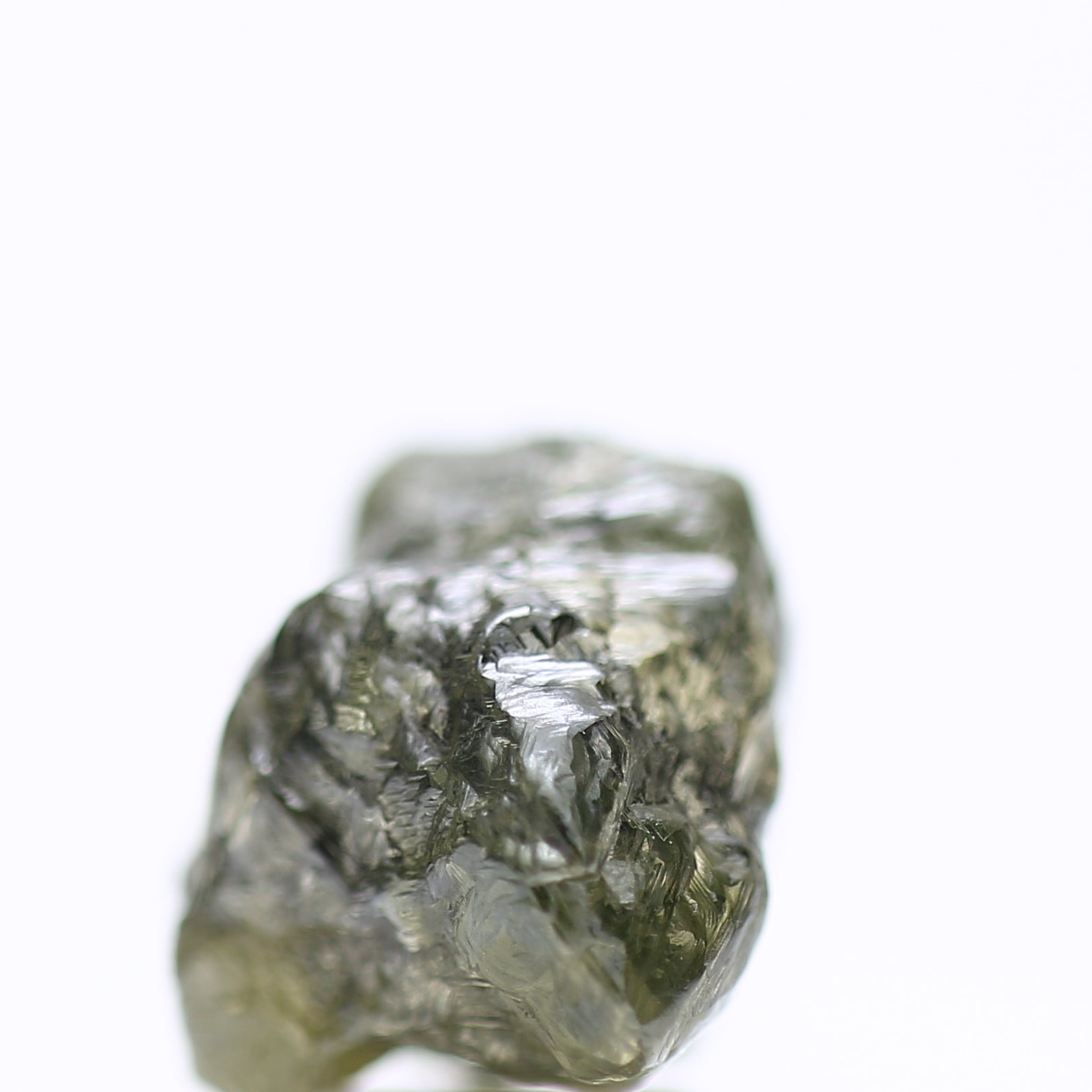 9.28 Carat Natural Yellowish Green Rough Diamond 13 MM