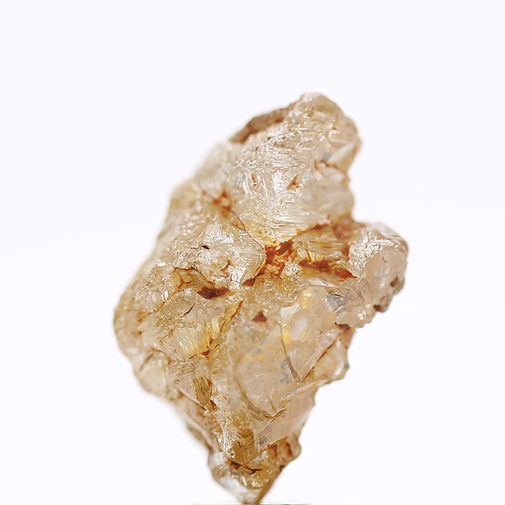 11 Carat Natural Fancy Orange Brown Rough Diamond 18.82 MM