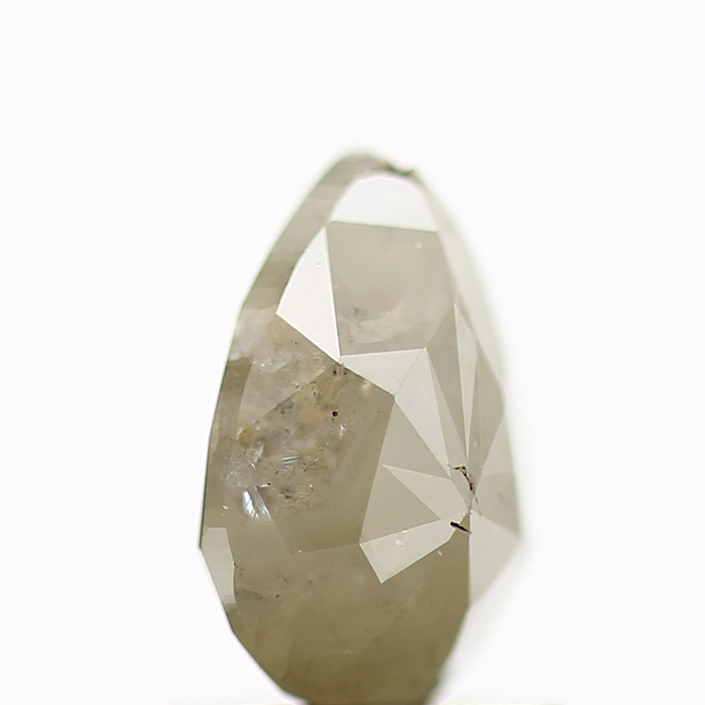 1.13 Carat Natural Pear Cut Rustic Diamond 7.8 MM