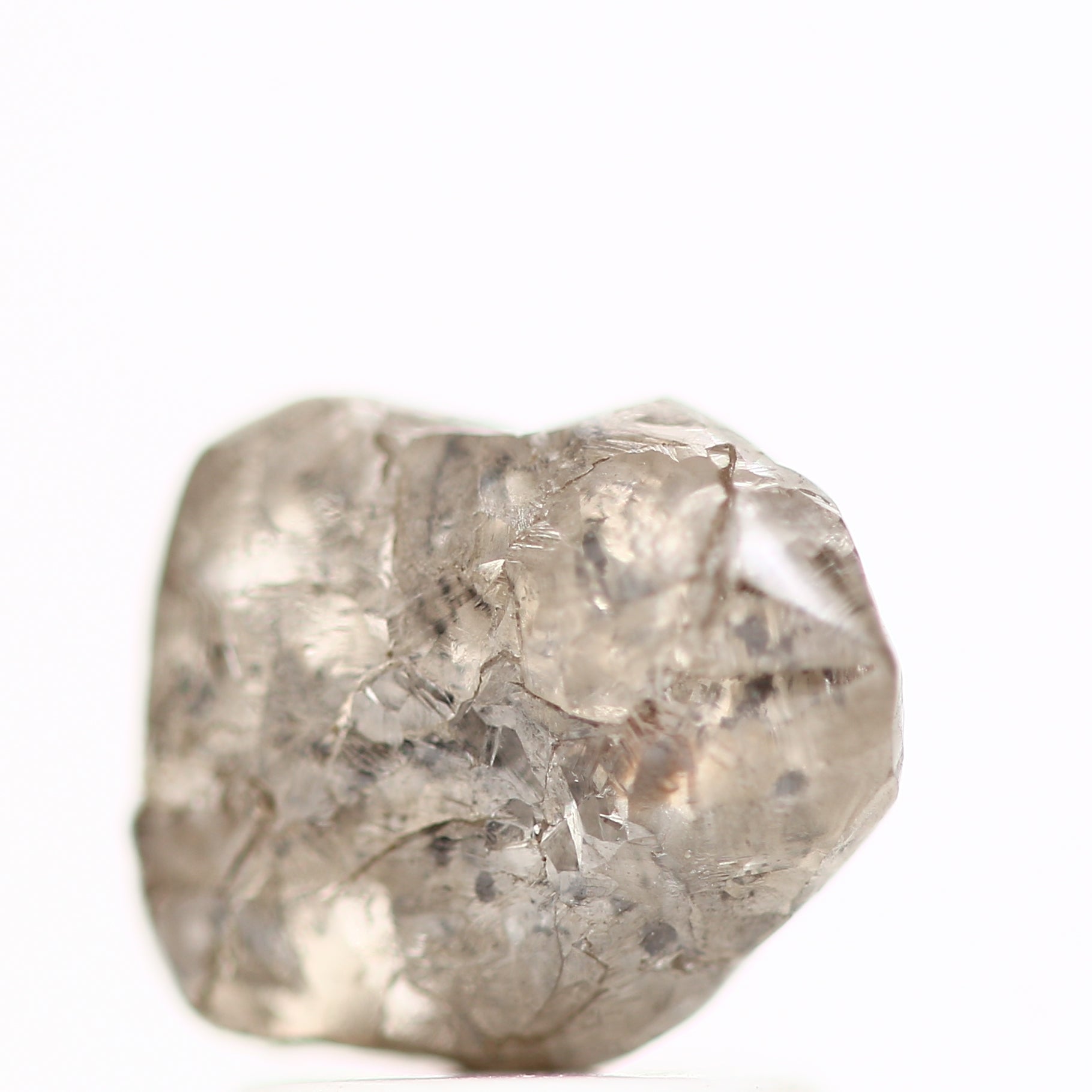 1.80 Carat Natural Champagne Brown Rough Diamond 8.55 MM - Blackdiamond