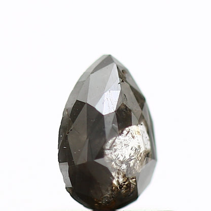 0.41 Carat Natural Gray Rose Cut Pear Diamond SDM996