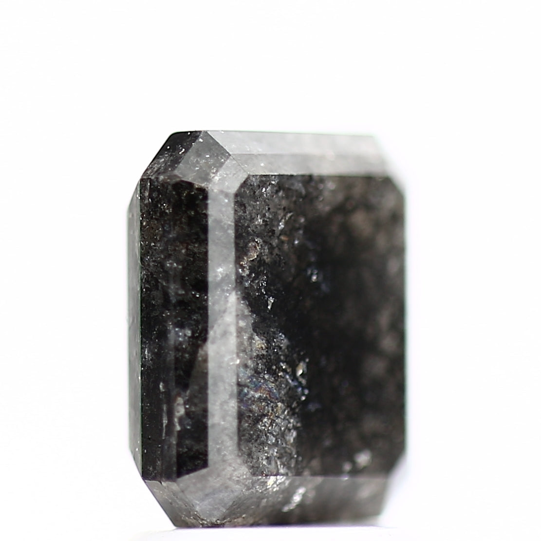 2.46 Carat Natural Emerald Black Galaxy Loose Salt and Pepper Diamond - Blackdiamond