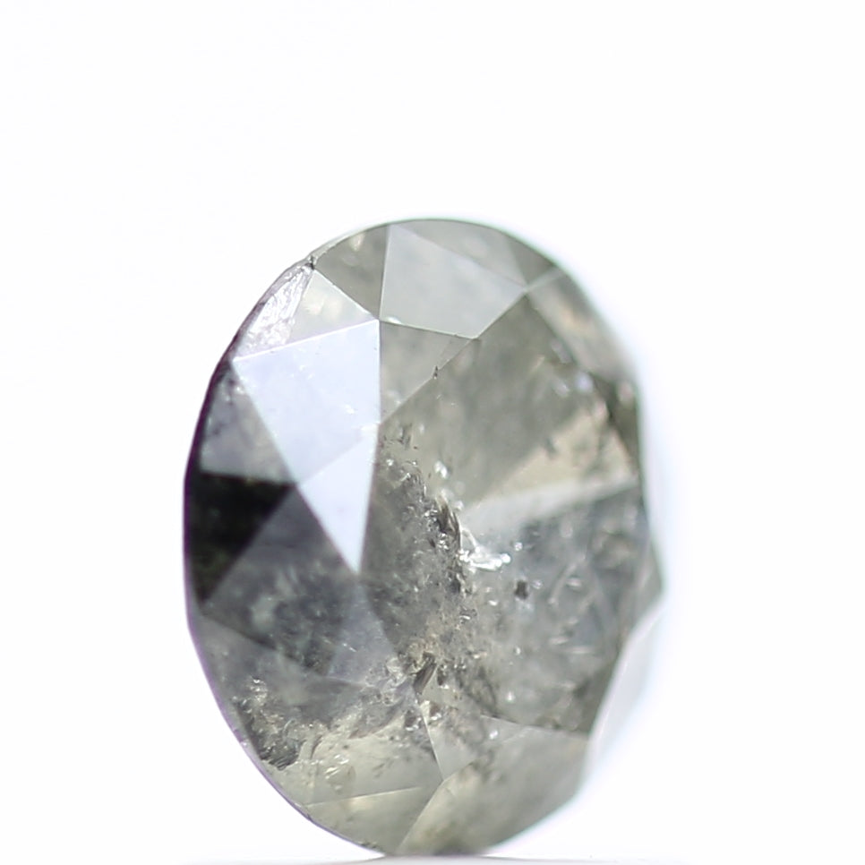 1.16 Carat Round Salt and Pepper For Celestial Diamond Ring 6.82 MM