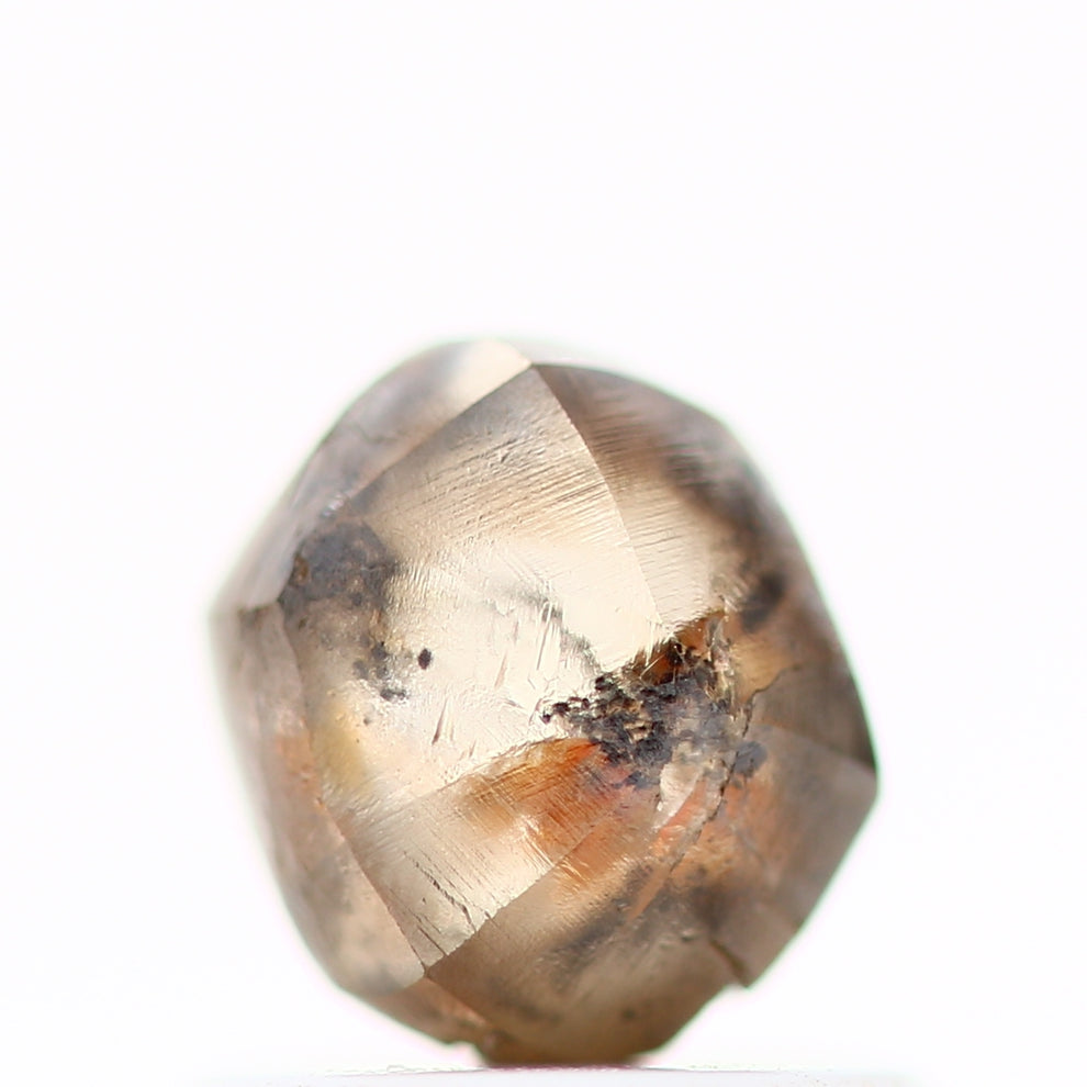 1.05 Carat Fancy Brown Uncut Raw Rough Natural Diamond 5.65 MM